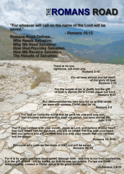 the romans road image