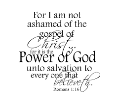Testify For I am not ashamed
