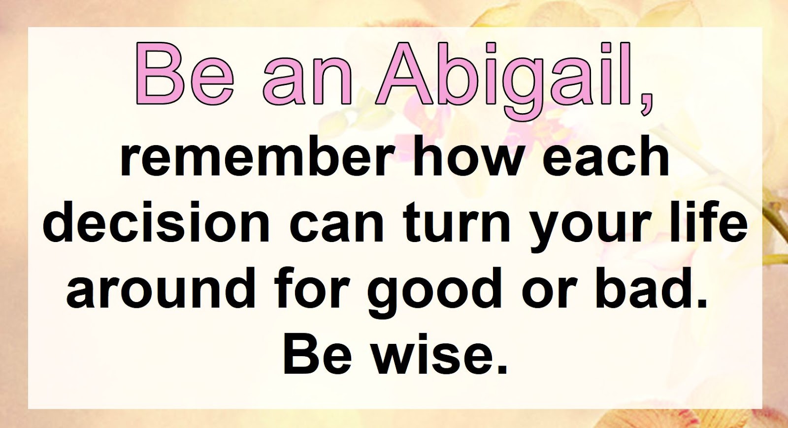 I was married to a fool before I became wife to the King of Israel. Who Am I? - BIBLE QUIZ