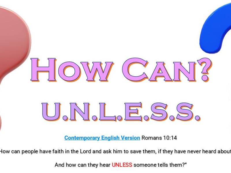 How Can? U.N.L.E.S.S.